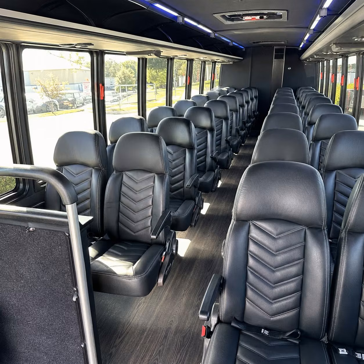 25 passenger minibus interior