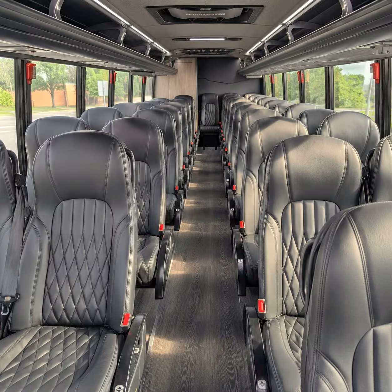 35 passenger minibus inside