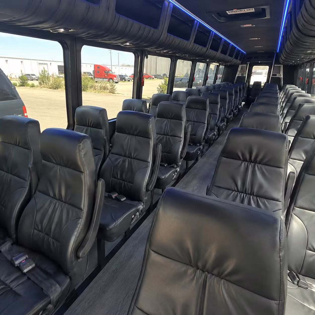 35 passenger minibus interior