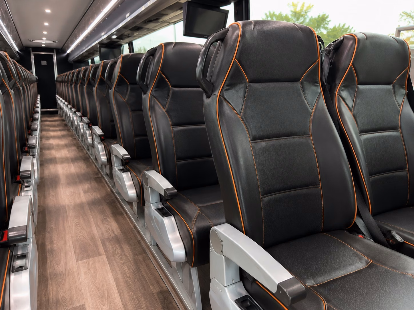 gresham charter bus interior